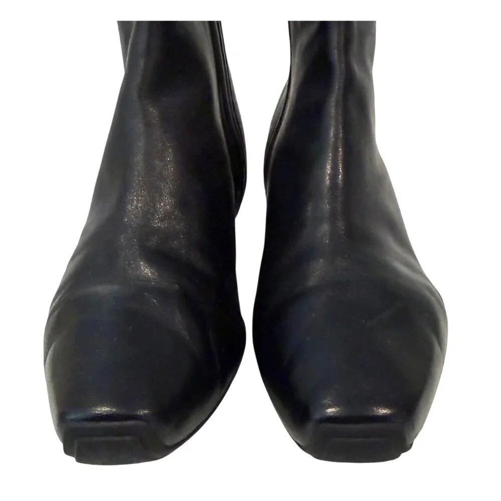 Kenneth Cole Southern Sky Women's Black Quilted Ankle Square Toe Booties 7.5